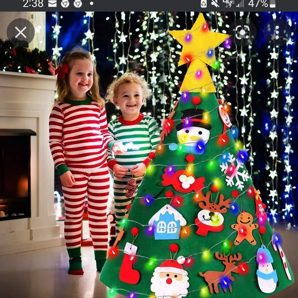 3d felt christmas tree